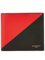 Two-Tone Leather Bifold Wallet