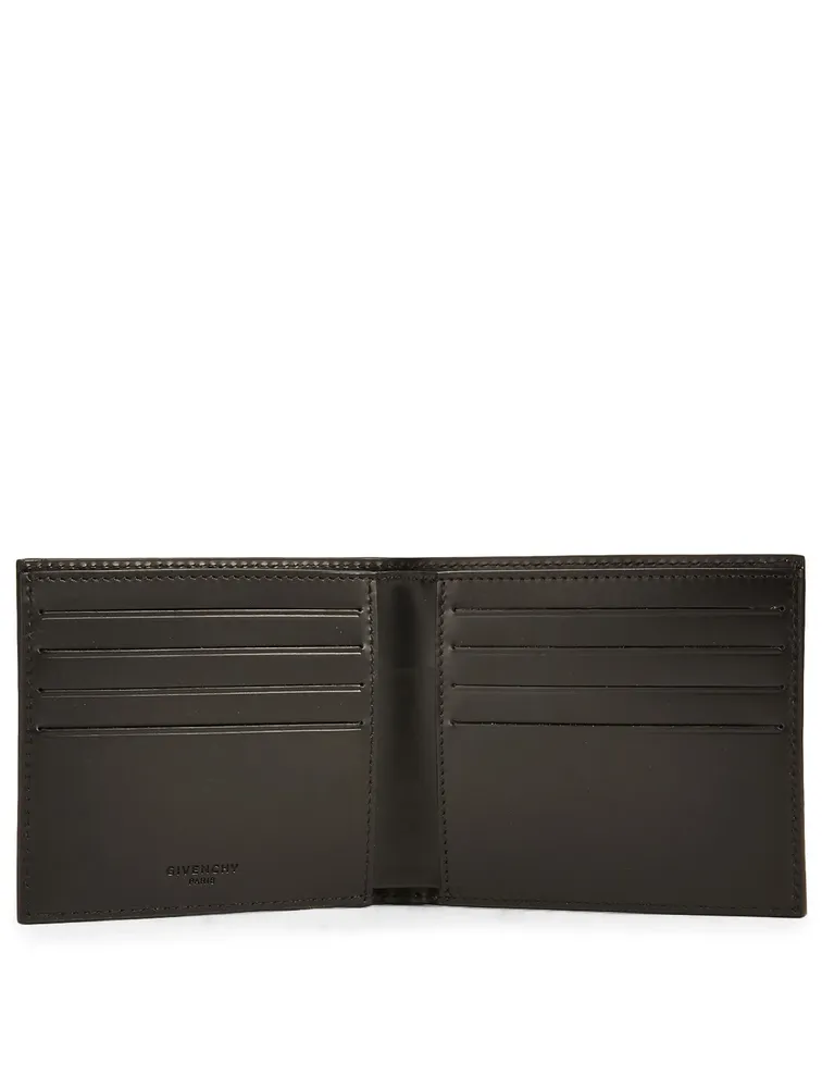Two-Tone Leather Bifold Wallet