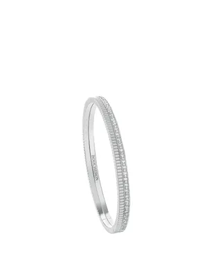 Radiant Edition Quatre Gold Bangle Bracelet With Diamonds