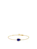 Serpent Boheme Gold Bracelet With Lapis Lazuli