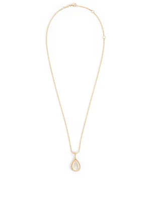 Serpent Bohème Gold Pendant Necklace With Mother-Of-Pearl