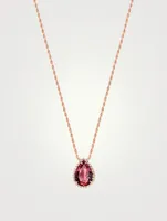 Serpent Boheme S Motif Pendant With Rhodolite Garnet