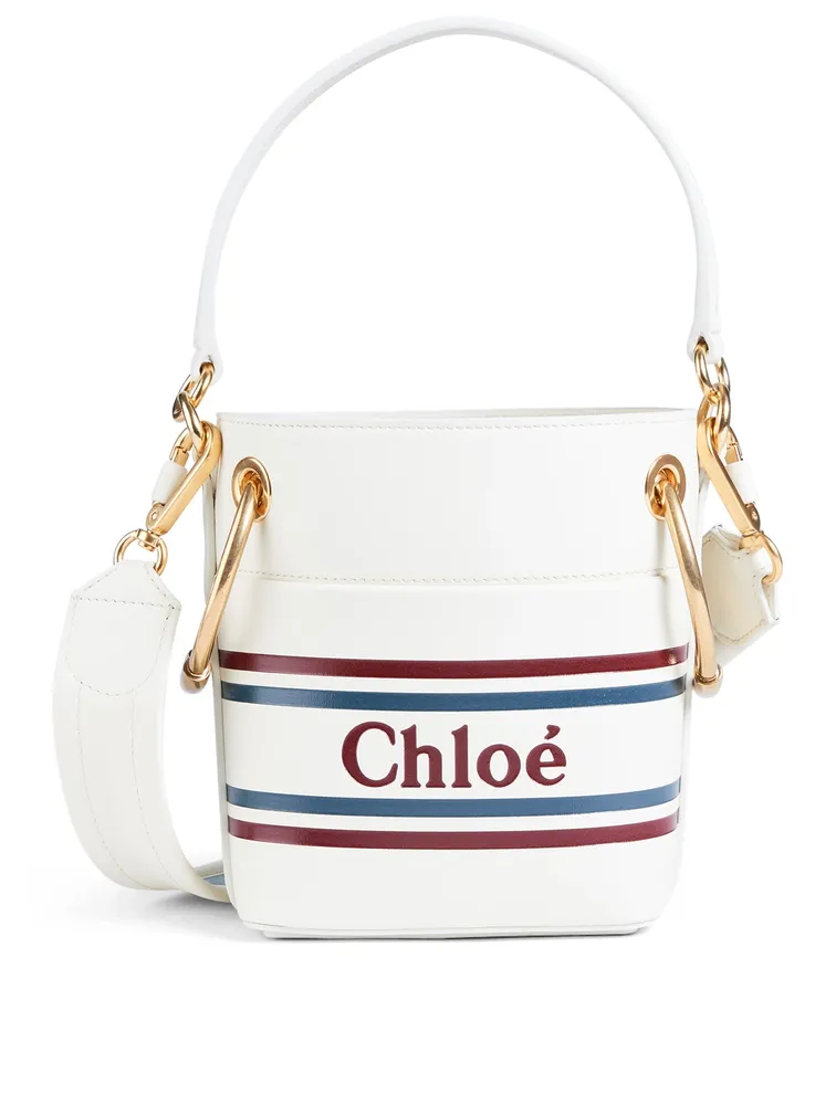 Mini Roy Leather Bucket Bag