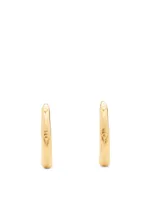 Small Bamboo 18K Gold Hook Earrings