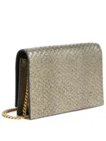 Kate YSL Monogram Metallic Python Chain Wallet Bag
