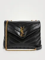 Small Loulou YSL Monogram Leather Chain Bag