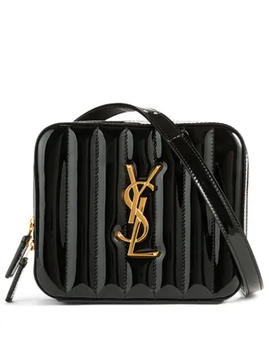 Vicky YSL Monogram Patent Leather Belt Bag