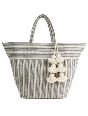 Small Sabai Tote Bag With Tassel
