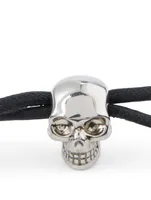 Skull Braided Leather Bracelet