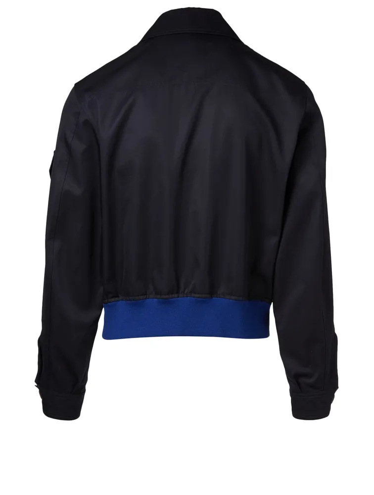 Double-Pocket Bomber Jacket