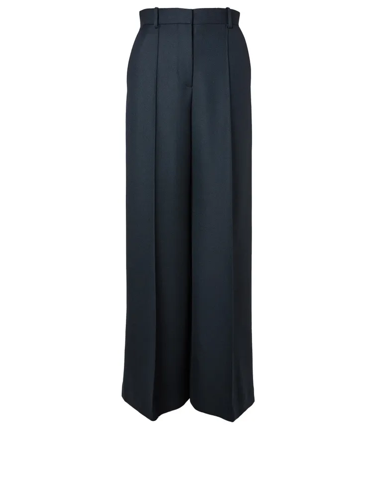 Isla Wool Wide-Leg Pants