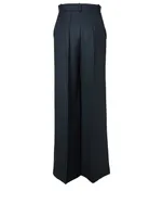 Isla Wool Wide-Leg Pants