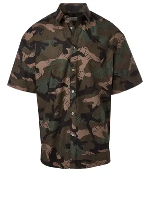 Short-Sleeve Shirt VLTN Camo Print