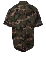 Short-Sleeve Shirt VLTN Camo Print