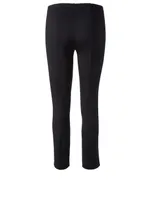 Thilde Stretch Scuba Pants With Slits
