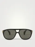 Aviator Sunglasses With Web