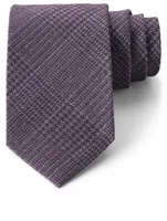 Silk Tie In Check