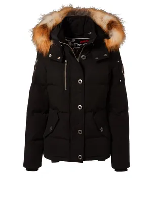 3Q Down Jacket With Fur Hood