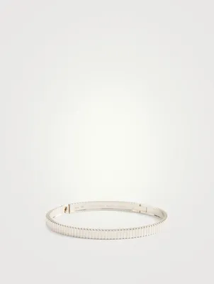 Quatre Grosgrain Gold Bangle Bracelet