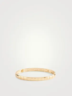 Quatre Clou De Paris Gold Bangle Bracelet
