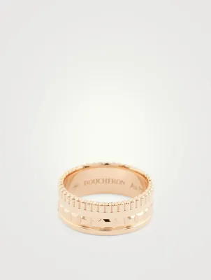 Small Radiant Edition Quatre Rose Gold Ring