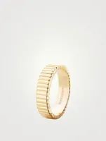 Quatre Grosgrain Gold Ring