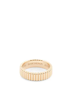 Quatre Grosgrain Rose Gold Ring