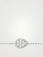 Serpent Bohème Motif Gold Chain Bracelet With Diamonds