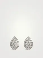 Serpent Bohème S Motif White Gold Stud Earrings With Diamonds