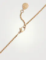 Serpent Bohème S Motif Rose Gold Pendant Necklace With Diamonds