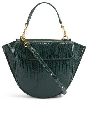 Hortensia Mini Leather Crossbody Bag