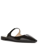 Patent Leather Mary Jane Flat Mules