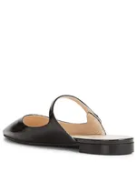 Patent Leather Mary Jane Flat Mules