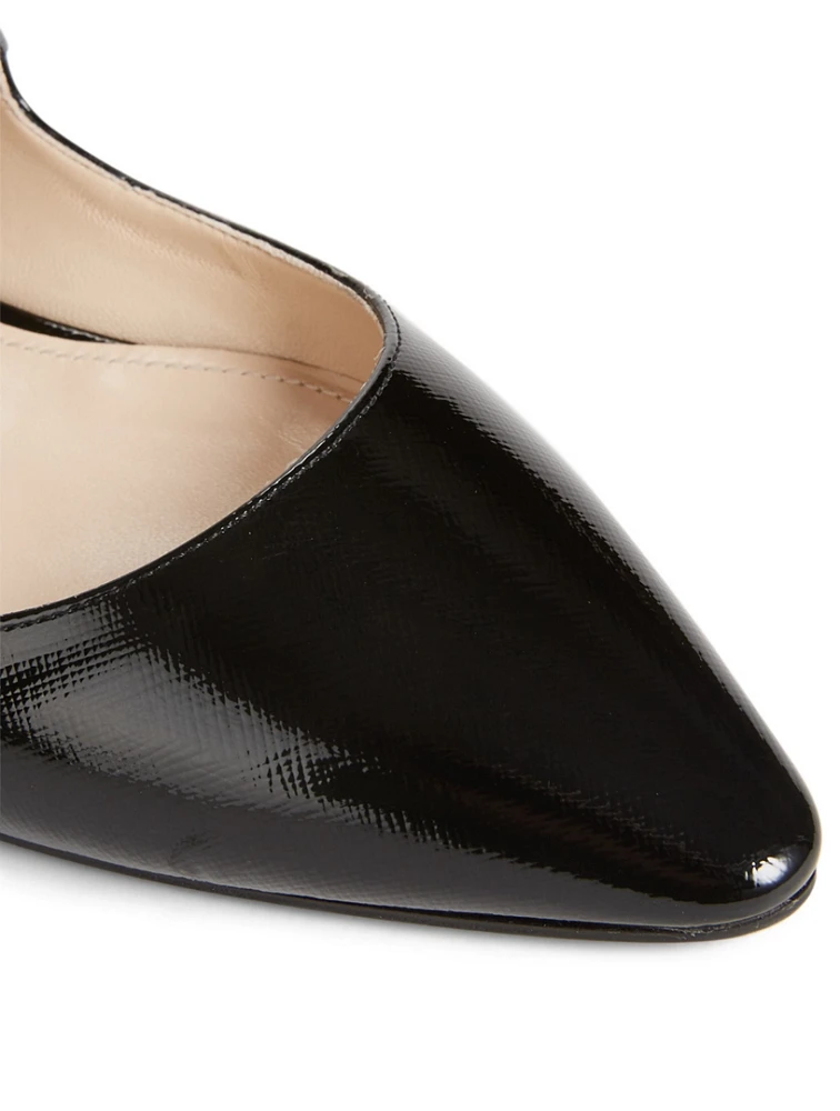Patent Leather Mary Jane Flat Mules