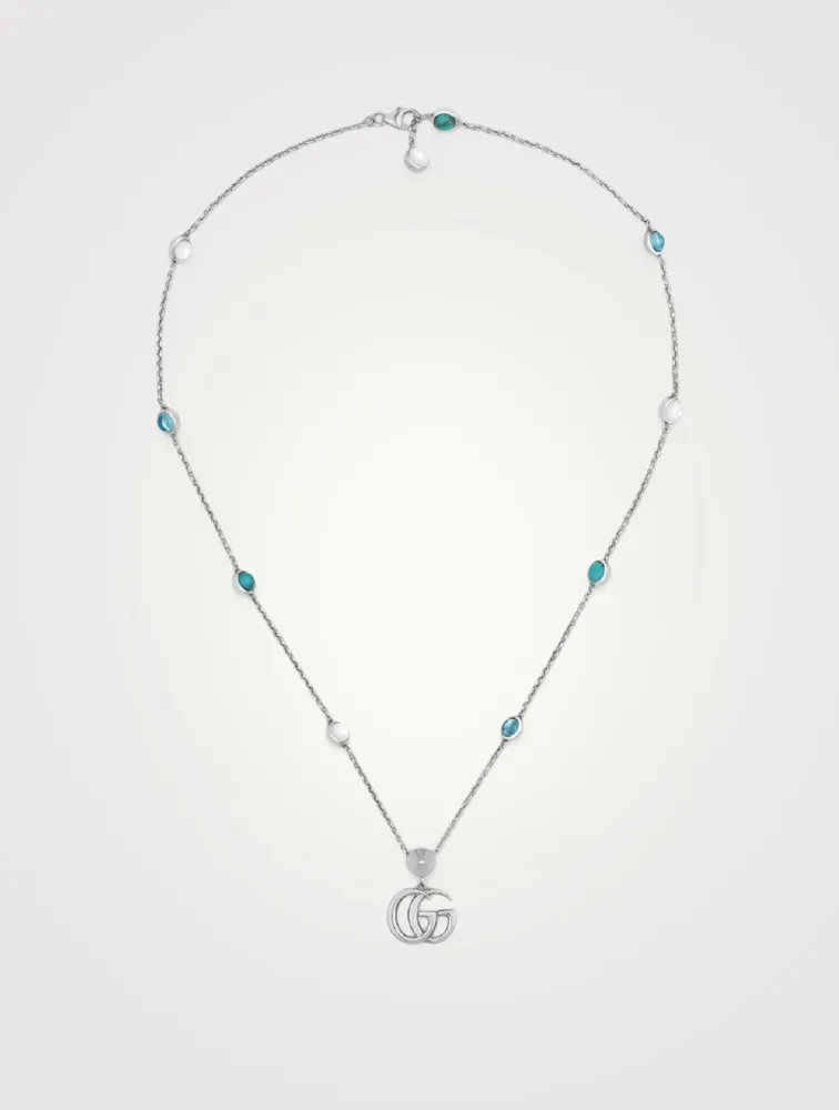 GG Marmont Sterling Silver Necklace