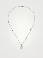 GG Marmont Sterling Silver Necklace