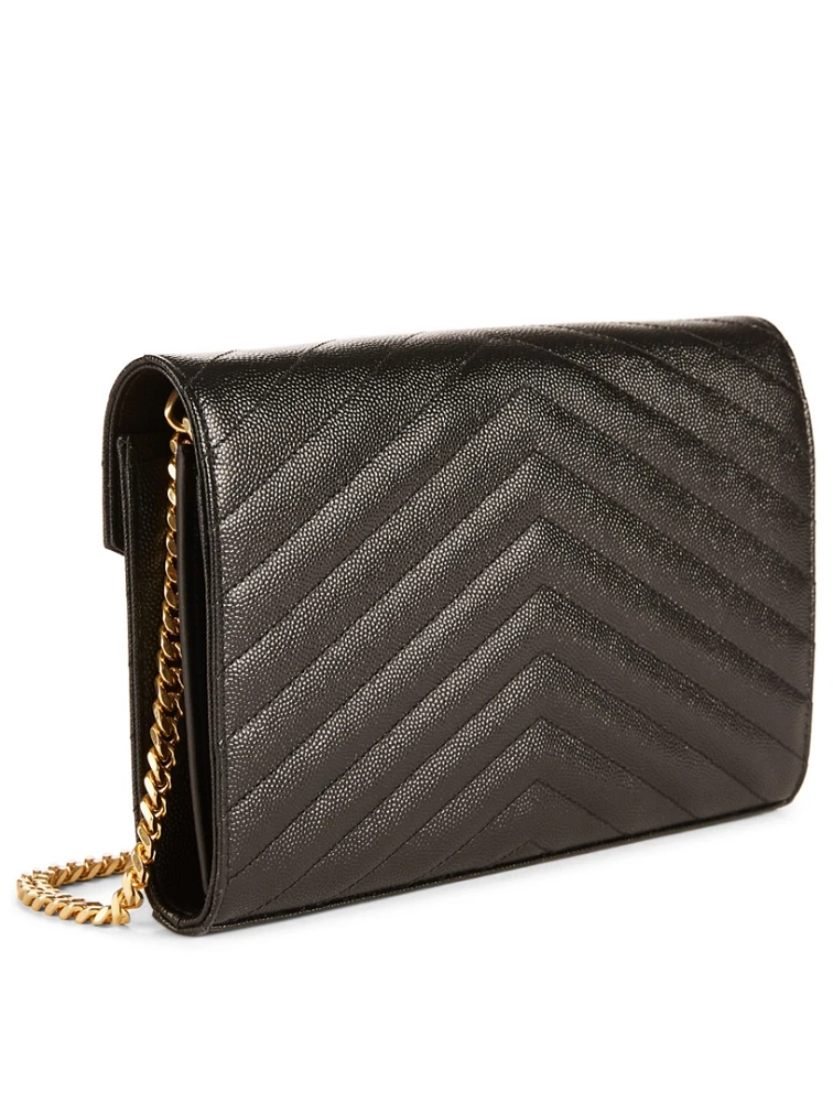 YSL Monogram Leather Chain Wallet Bag