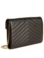 YSL Monogram Leather Chain Wallet Bag