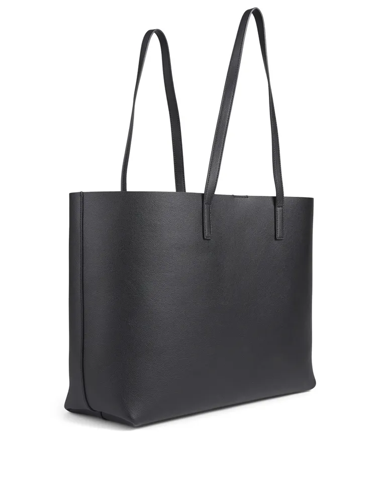 East West Leather Tote Bag