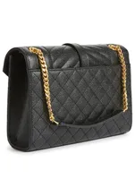 Medium YSL Monogram Leather Envelope Bag