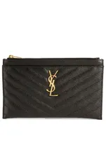 YSL Monogram Leather Pouch