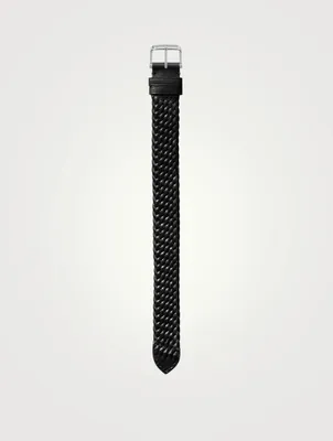 Braided Leather Strap