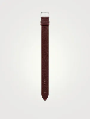 Medium Pebble Grain Leather Strap