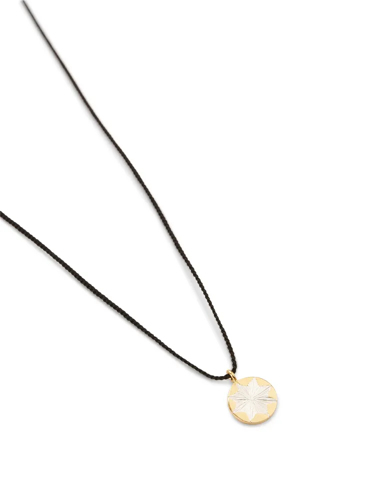 Dawn + Dusk 18K Gold-Plated And Sterling Silver Pendant Necklace