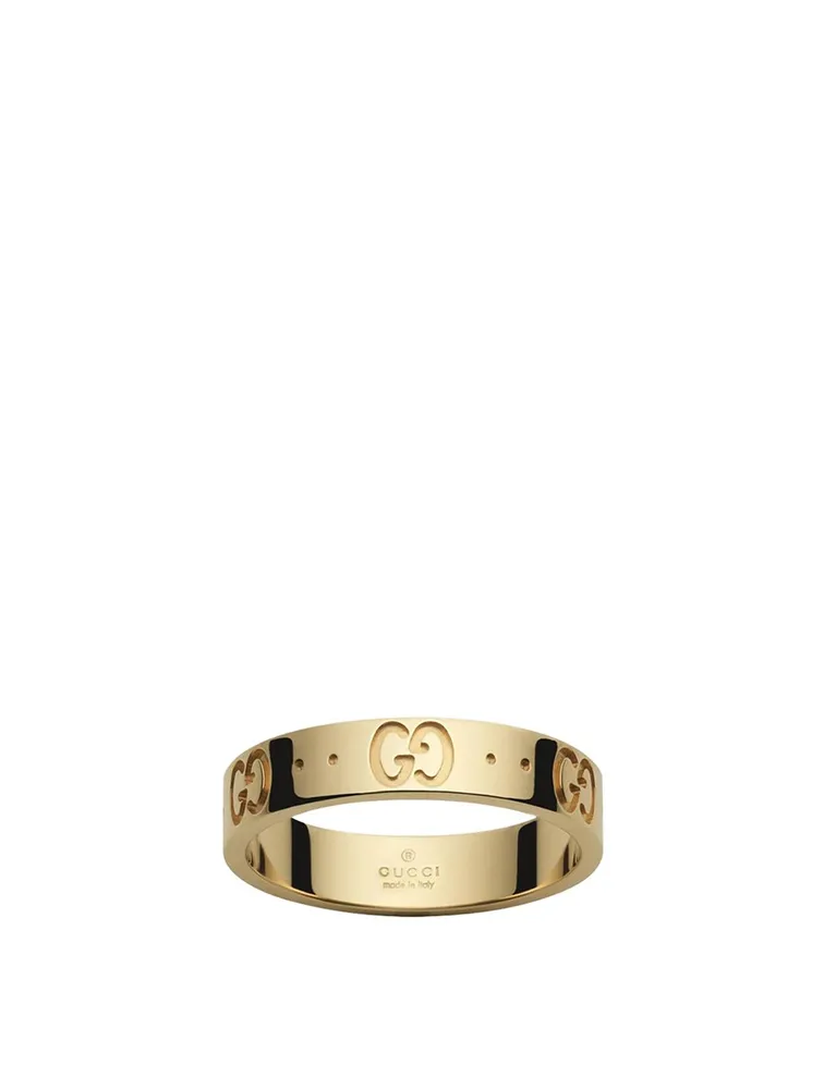 Icon 18K Yellow Gold Thin Ring