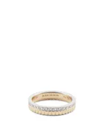 Radiant Edition Quatre Gold Wedding Band With Diamonds