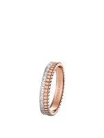 Radiant Edition Quatre Rose Gold Wedding Band With Diamonds