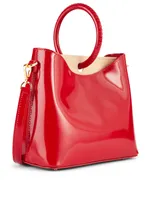 Medium Simone Two-Tone Patent Leather Bag