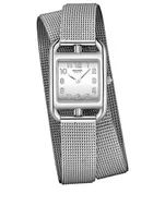 Cape Cod PM Double Tour Stainless Steel Bracelet Strap Watch, 23 x 23mm