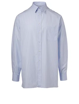 Button-Up Shirt Stripe